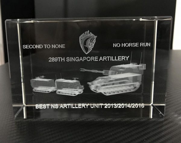 NS unit crystal commemorative