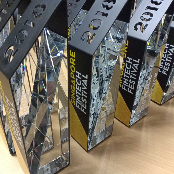 Singapore Fintech Festival Trophies