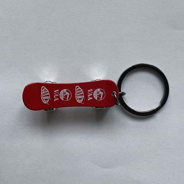 Virgil Abloh ICA FOS Keychain